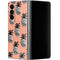 Bouffants and Broken Hearts Gray Scale Pineapple Galaxy Z Fold4 5G Skin
